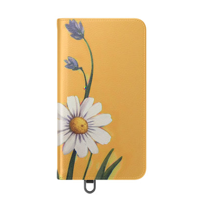 Spring Daisies Vegan Leather Flip Case