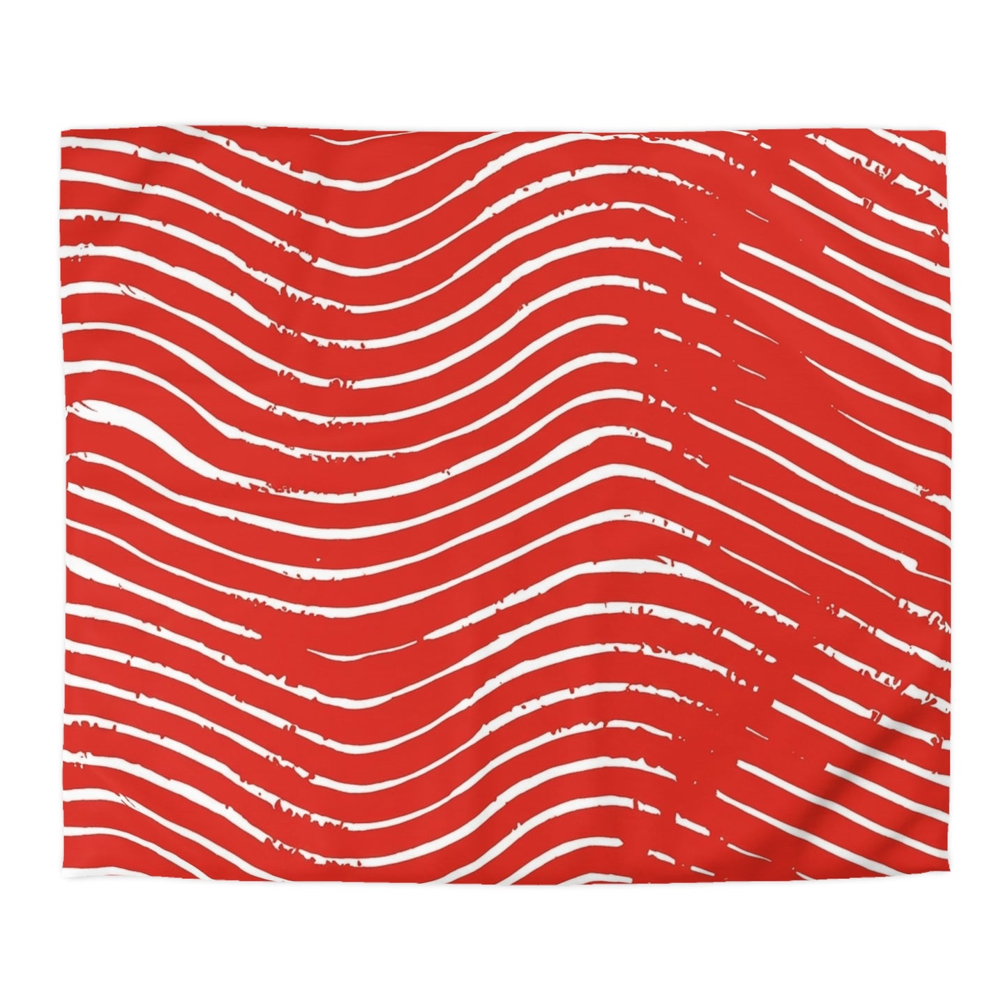 Scarlet Tide Microfiber Duvet Cover