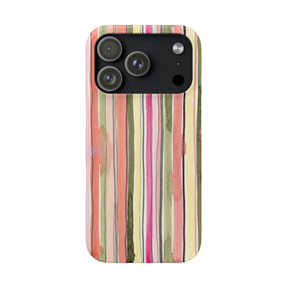 Summer Stripe Snap Phone Case