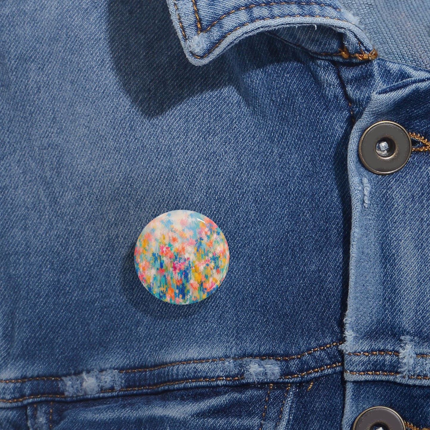 Chromatic Meadow Round Pins