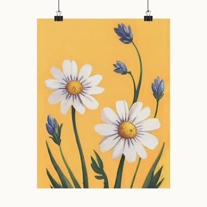 Spring Daisies Art Poster