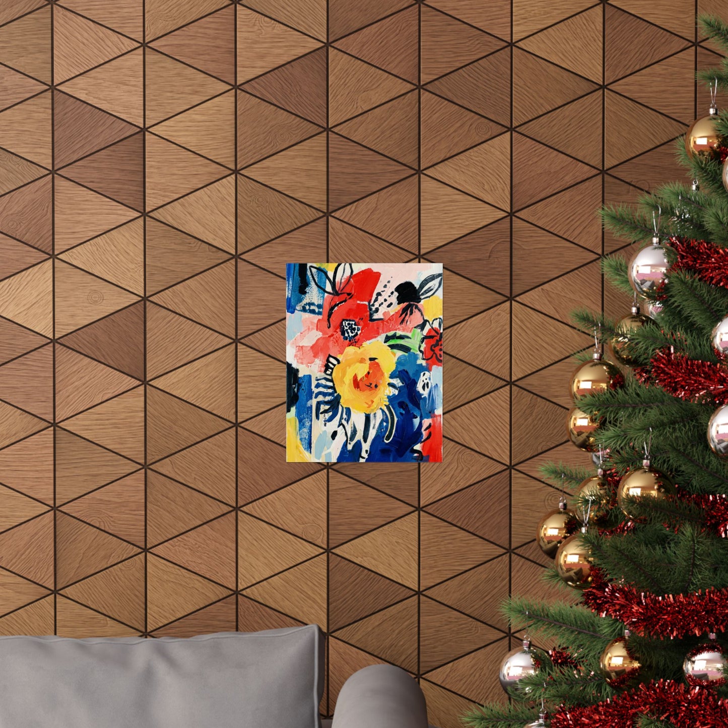Abstract Flora Art Poster