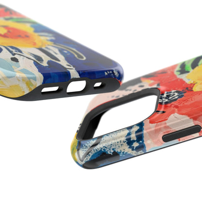 Abstract Flora Magnetic Phone Case