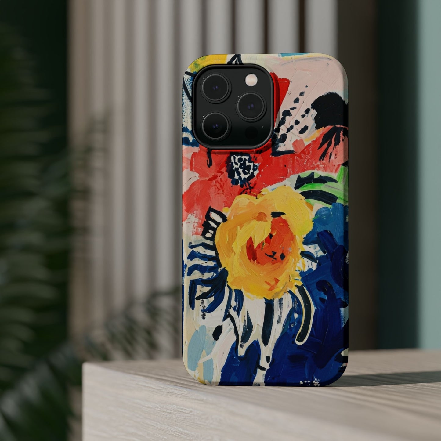 Abstract Flora Magnetic Phone Case