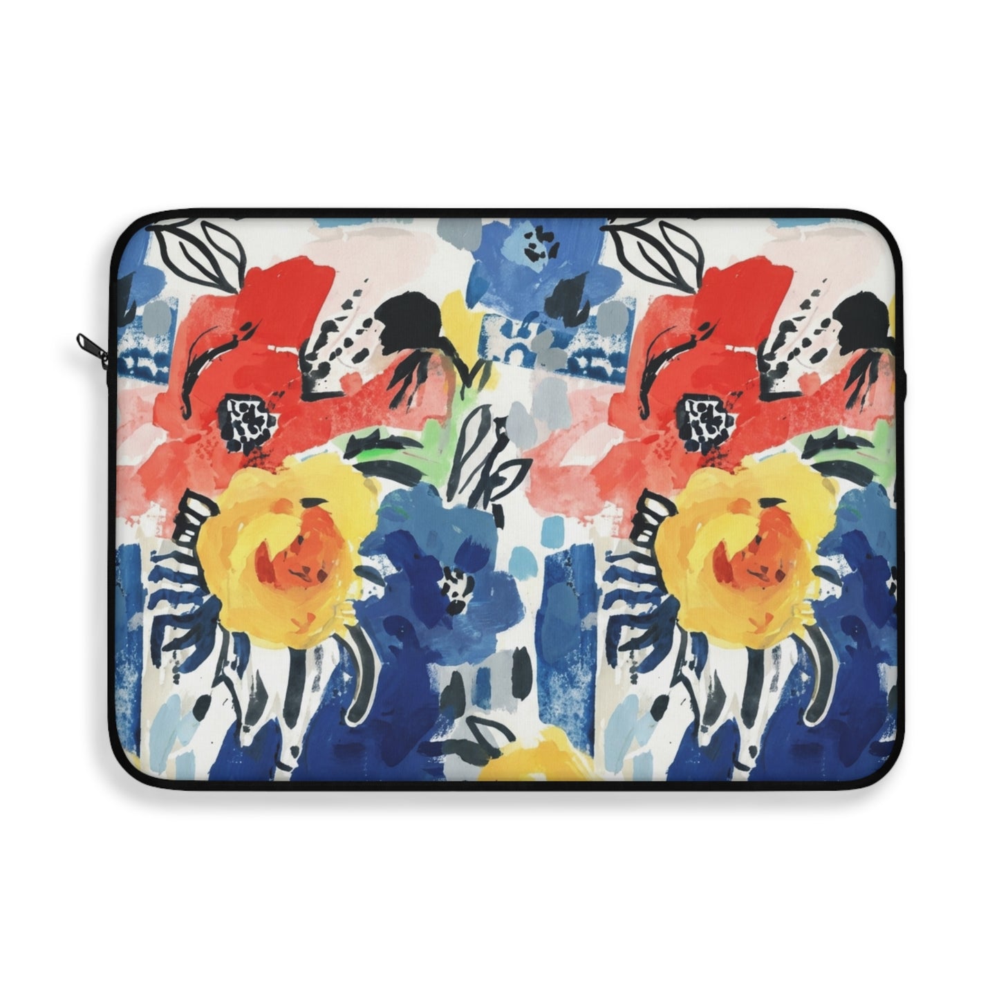 Abstract Flora Laptop Sleeve