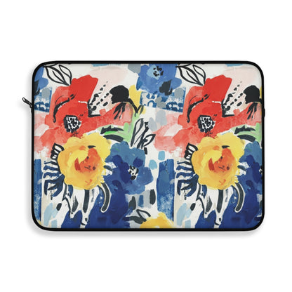 Abstract Flora Laptop Sleeve