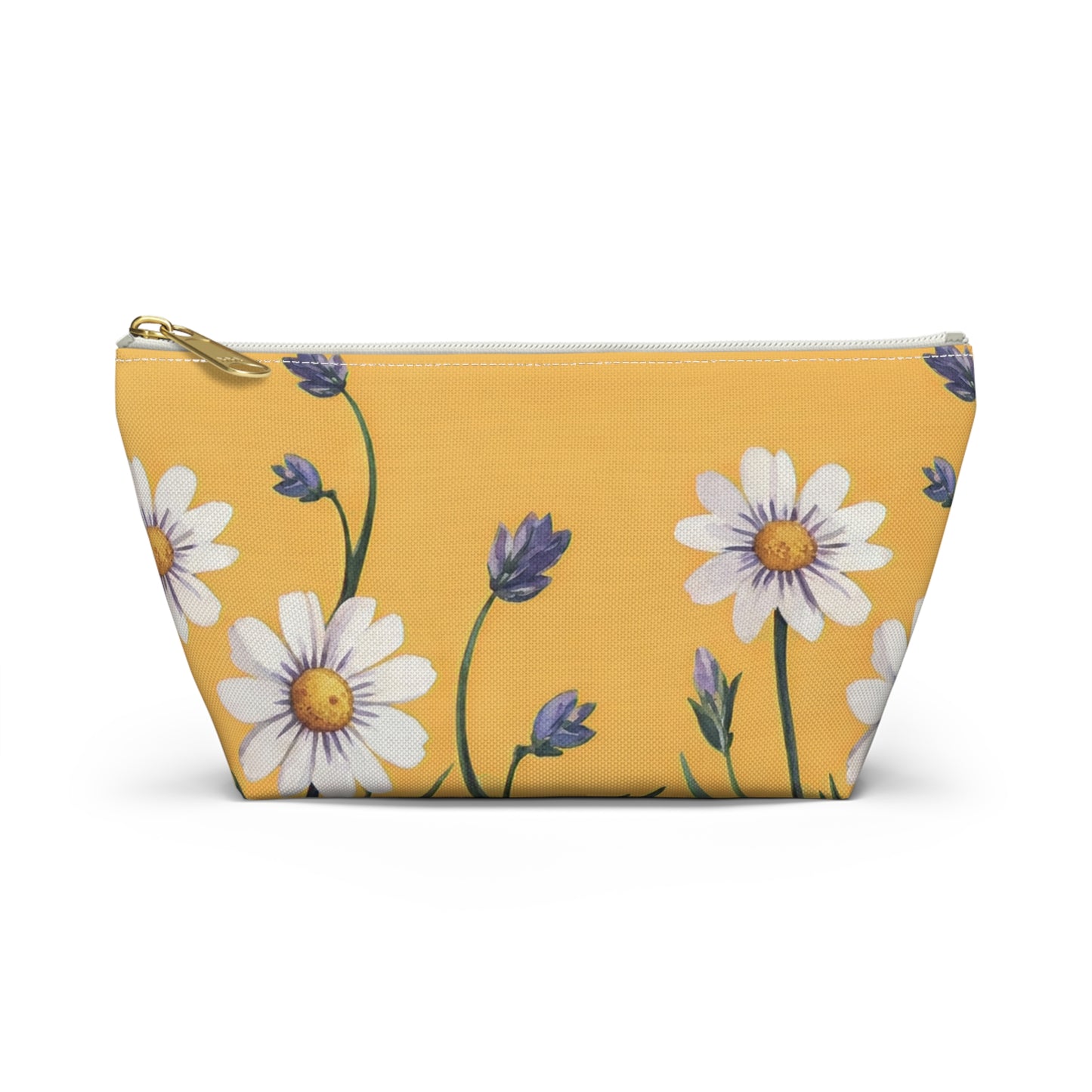 Spring Daisies Accessory Pouch with T-bottom