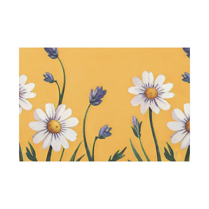 Spring Daisies Stretched Canvas Wall Art
