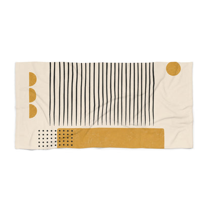 Ochre Cadence Beach Towel