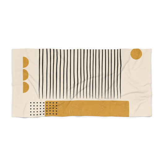 Ochre Cadence Beach Towel