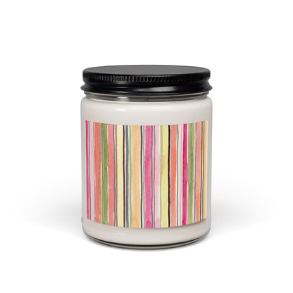 Summer Stripe Soy Candle