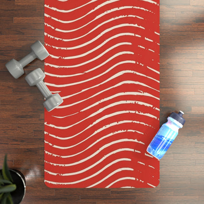 Scarlet Tide Rubber Yoga Mat