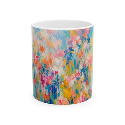 Chromatic Meadow Ceramic Mug