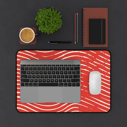 Scarlet Tide Desk Mat