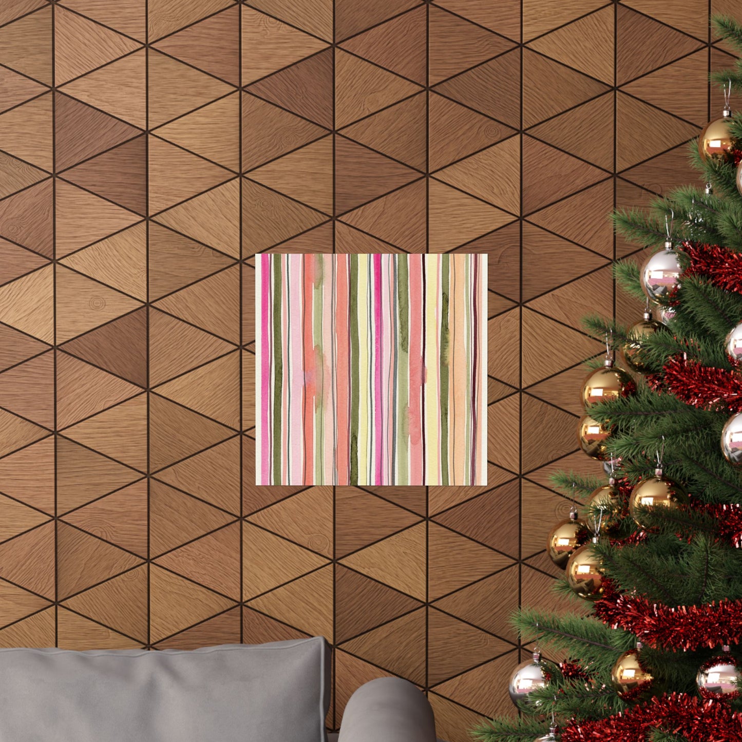 Summer Stripe Art Poster