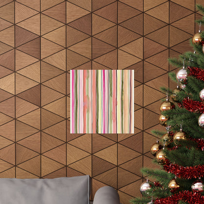 Summer Stripe Art Poster