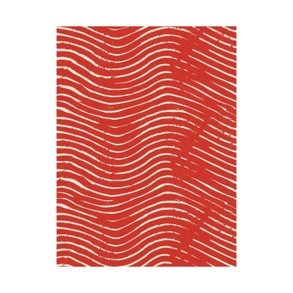 Scarlet Tide Art Poster