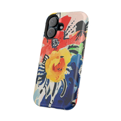 Abstract Flora Magnetic Phone Case