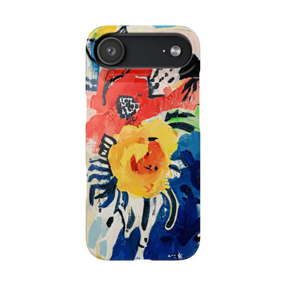Abstract Flora Snap Phone Case