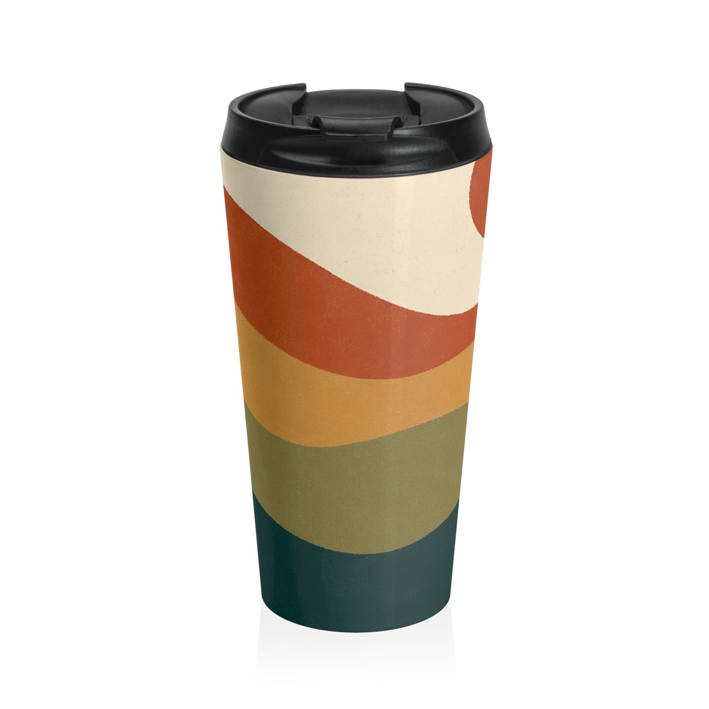 Stainless Steel Travel Mug — Square
