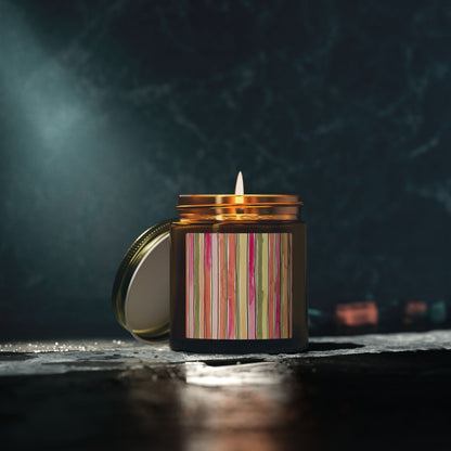 Summer Stripe Scented Candles