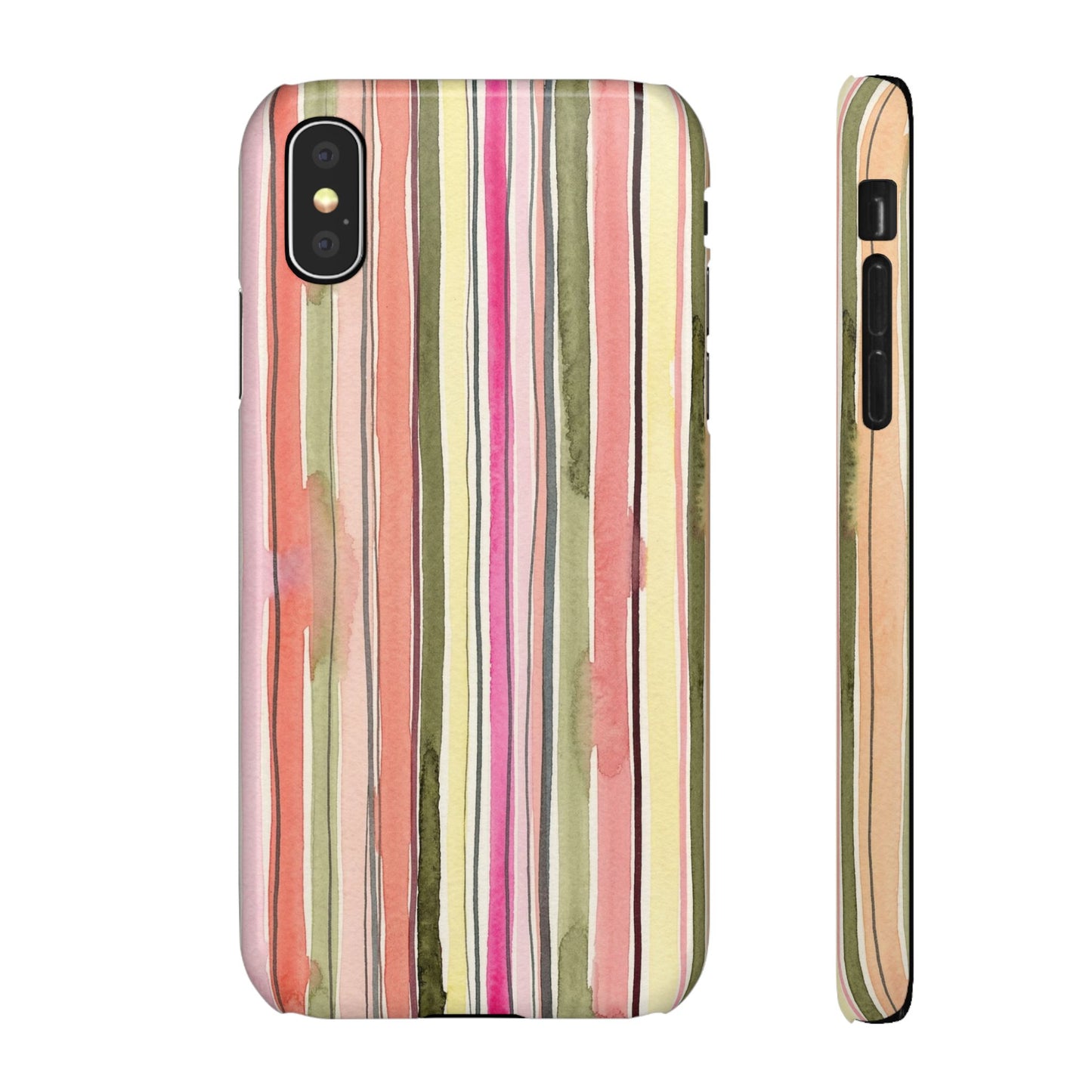 Summer Stripe Snap Phone Case