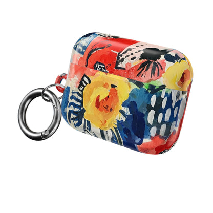 Abstract Flora AirPod Cases