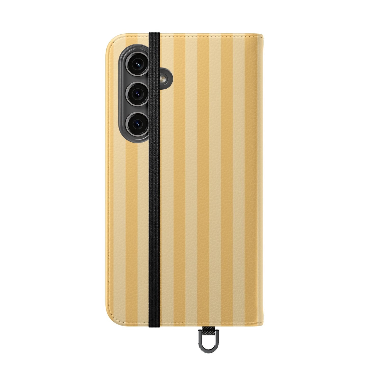 Buttercup Stripe Vegan Leather Flip Case
