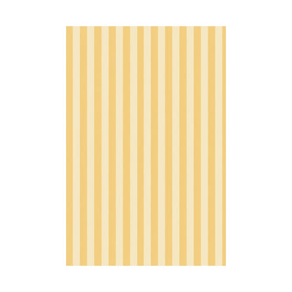Buttercup Stripe Art Poster