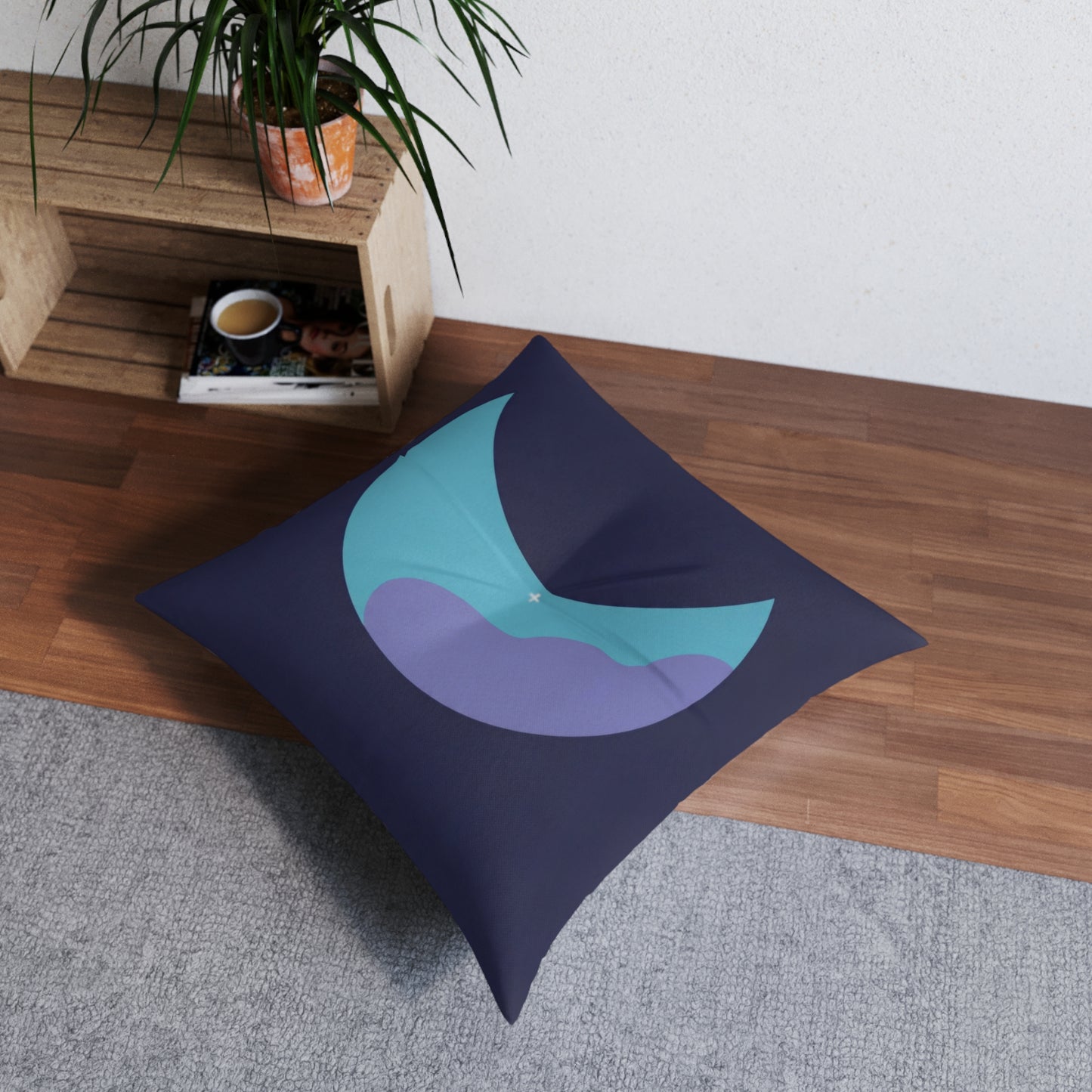 Square Tufted Floor Pillow