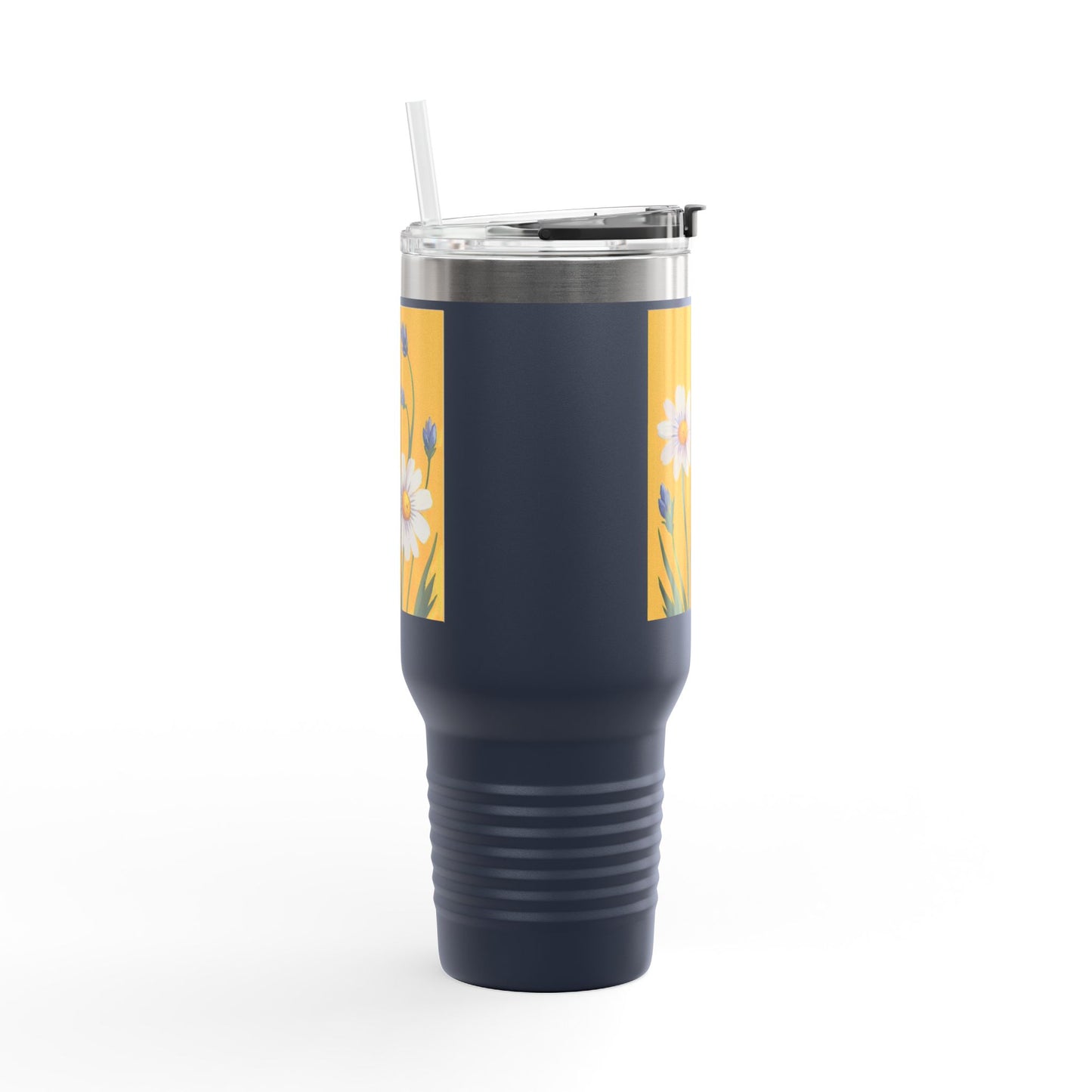 Spring Daisies 40oz Insulated Travel Mug