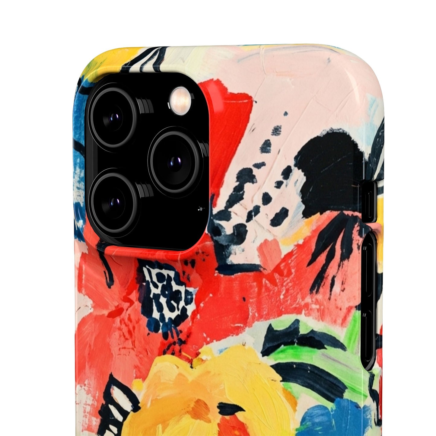 Abstract Flora Snap Phone Case