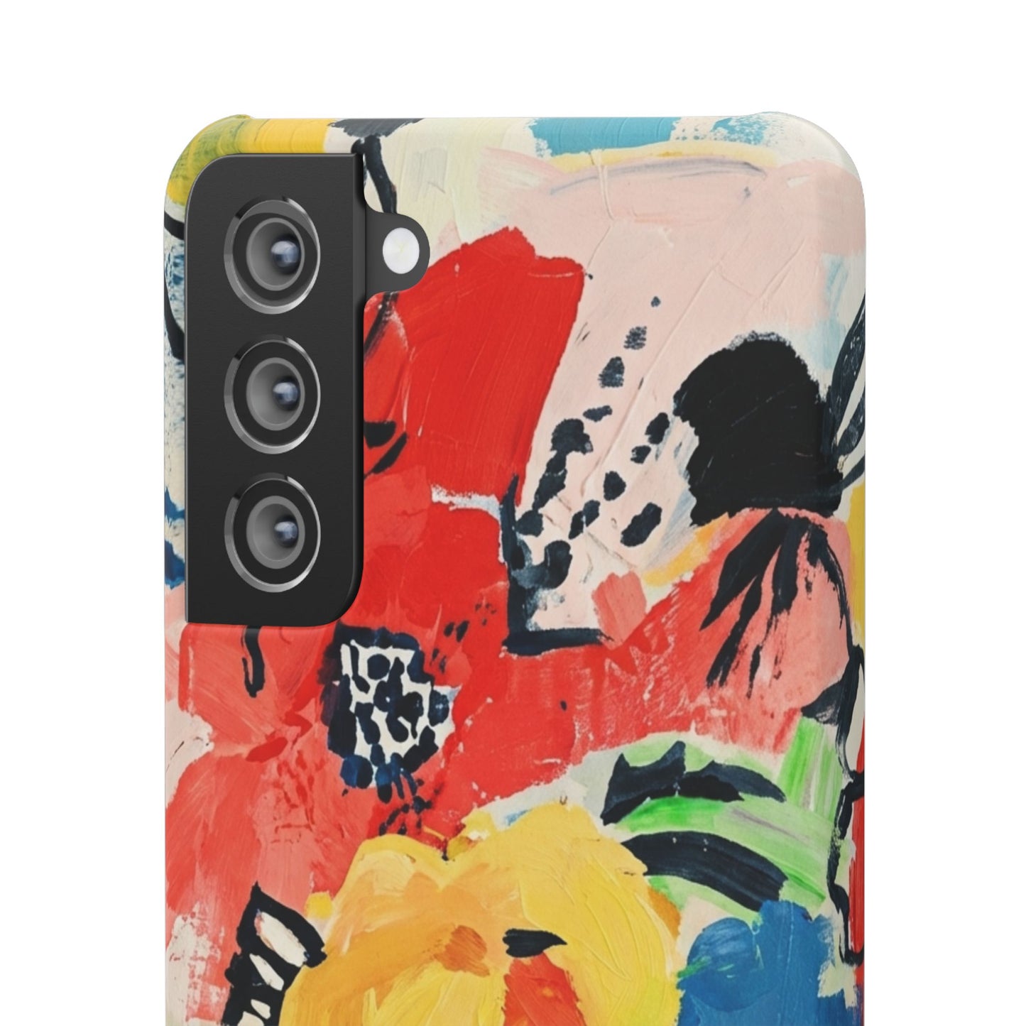 Abstract Flora Snap Phone Case