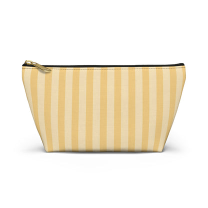Buttercup Stripe Accessory Pouch with T-bottom