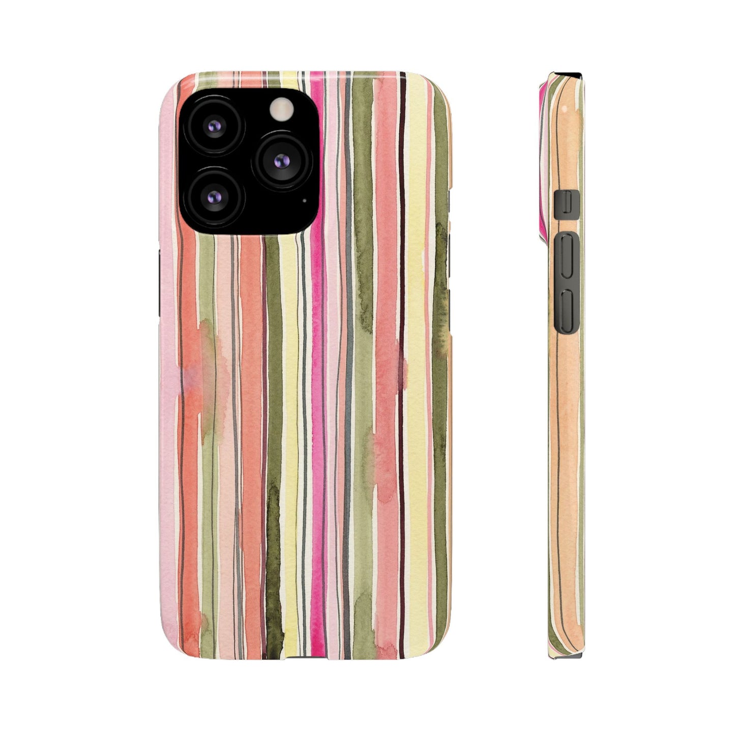 Summer Stripe Snap Phone Case