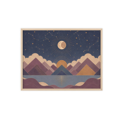 Celestial Vale Wood Framed Posters