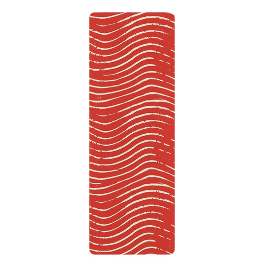 Scarlet Tide Rubber Yoga Mat