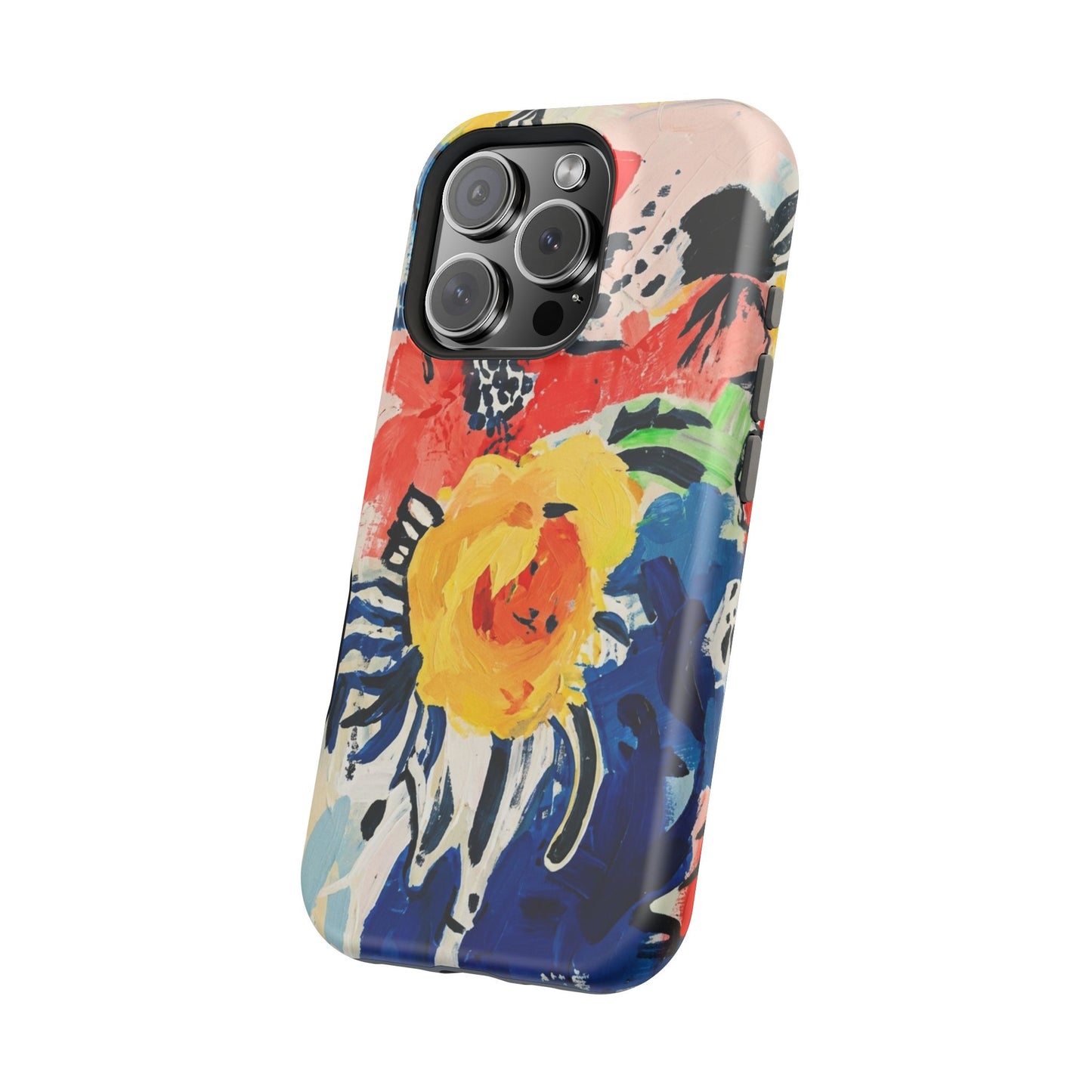 Abstract Flora Magnetic Phone Case
