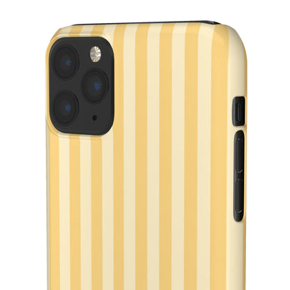 Buttercup Stripe Snap Phone Case