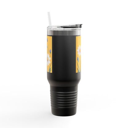 Spring Daisies 40oz Insulated Travel Mug