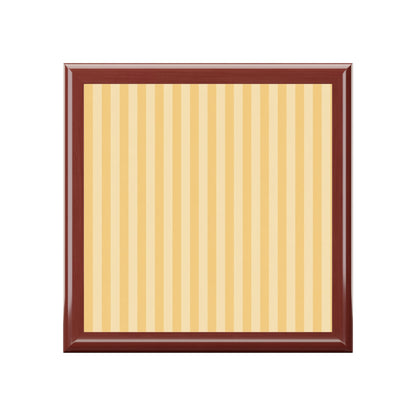 Buttercup Stripe Jewelry Box