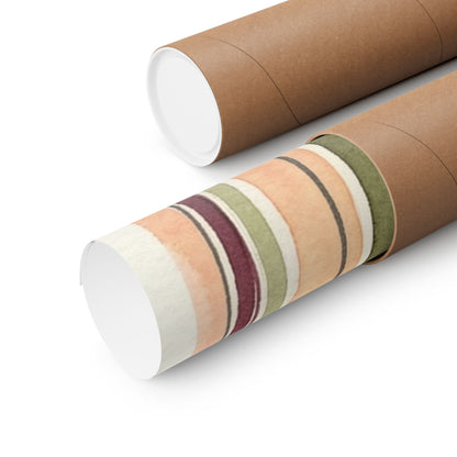 Summer Stripe Art Poster