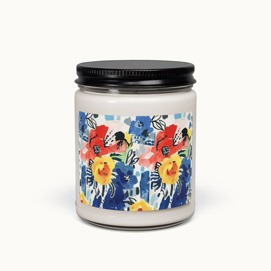 Abstract Flora Soy Candle