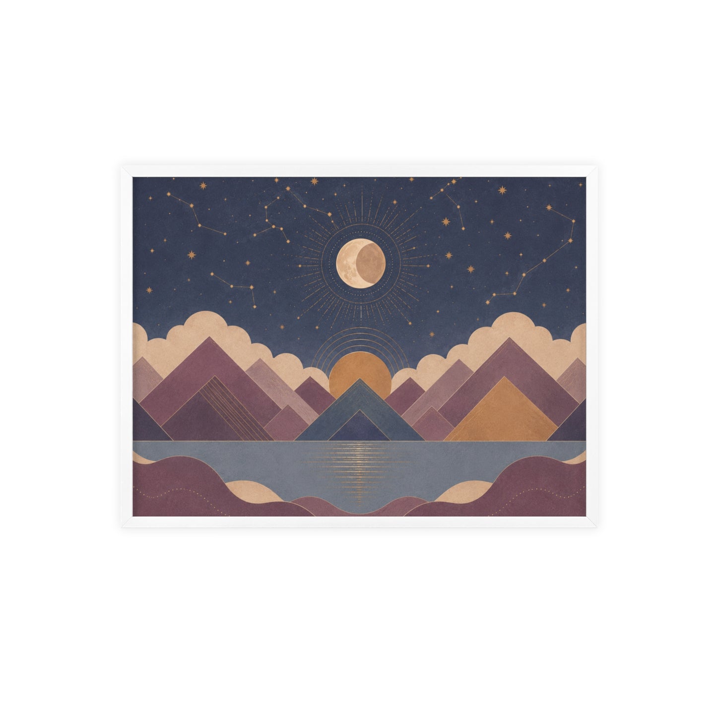Celestial Vale Wood Framed Posters