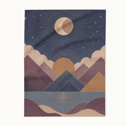 Celestial Vale Arctic Fleece Blanket