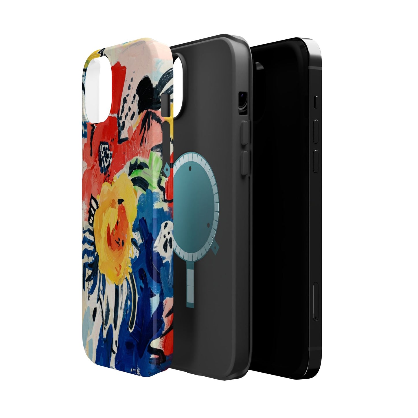 Abstract Flora Magnetic Phone Case