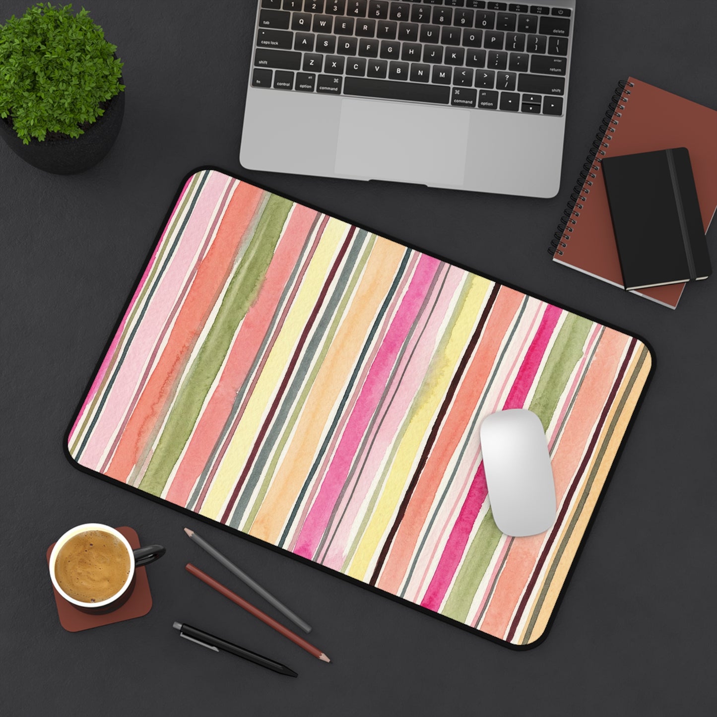 Summer Stripe Desk Mat