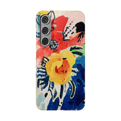 Abstract Flora Snap Phone Case
