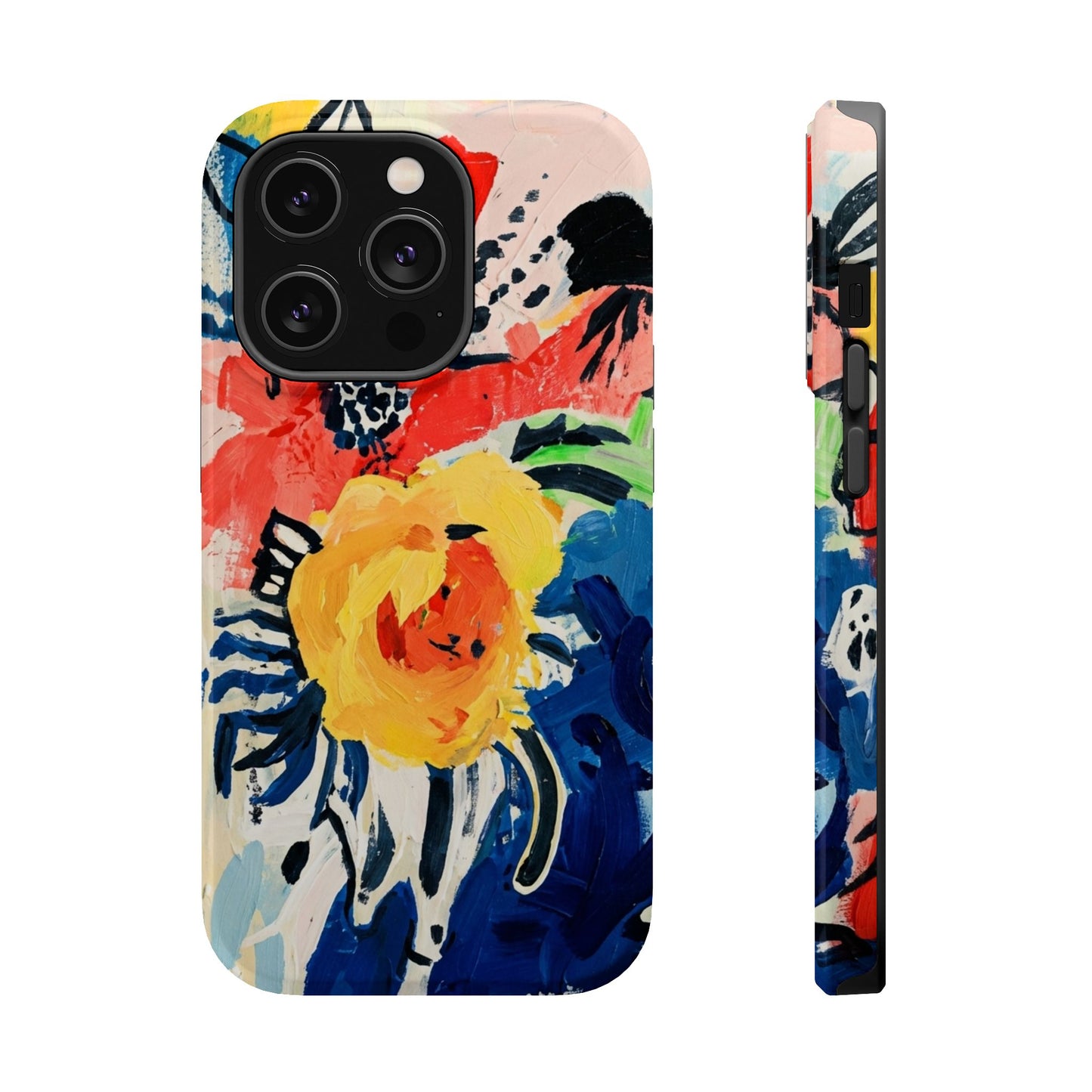 Abstract Flora Magnetic Phone Case