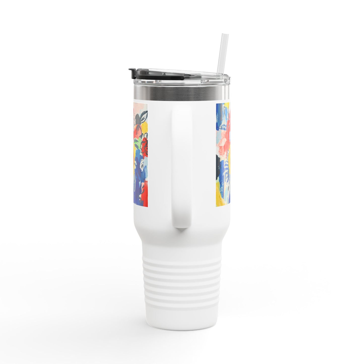Abstract Flora 40oz Insulated Travel Mug